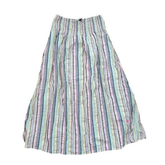 Kerri Rosenthal Women's Martin Stripe Skirt Multicolor Maxi Cotton Size Small - Picture 5 of 6